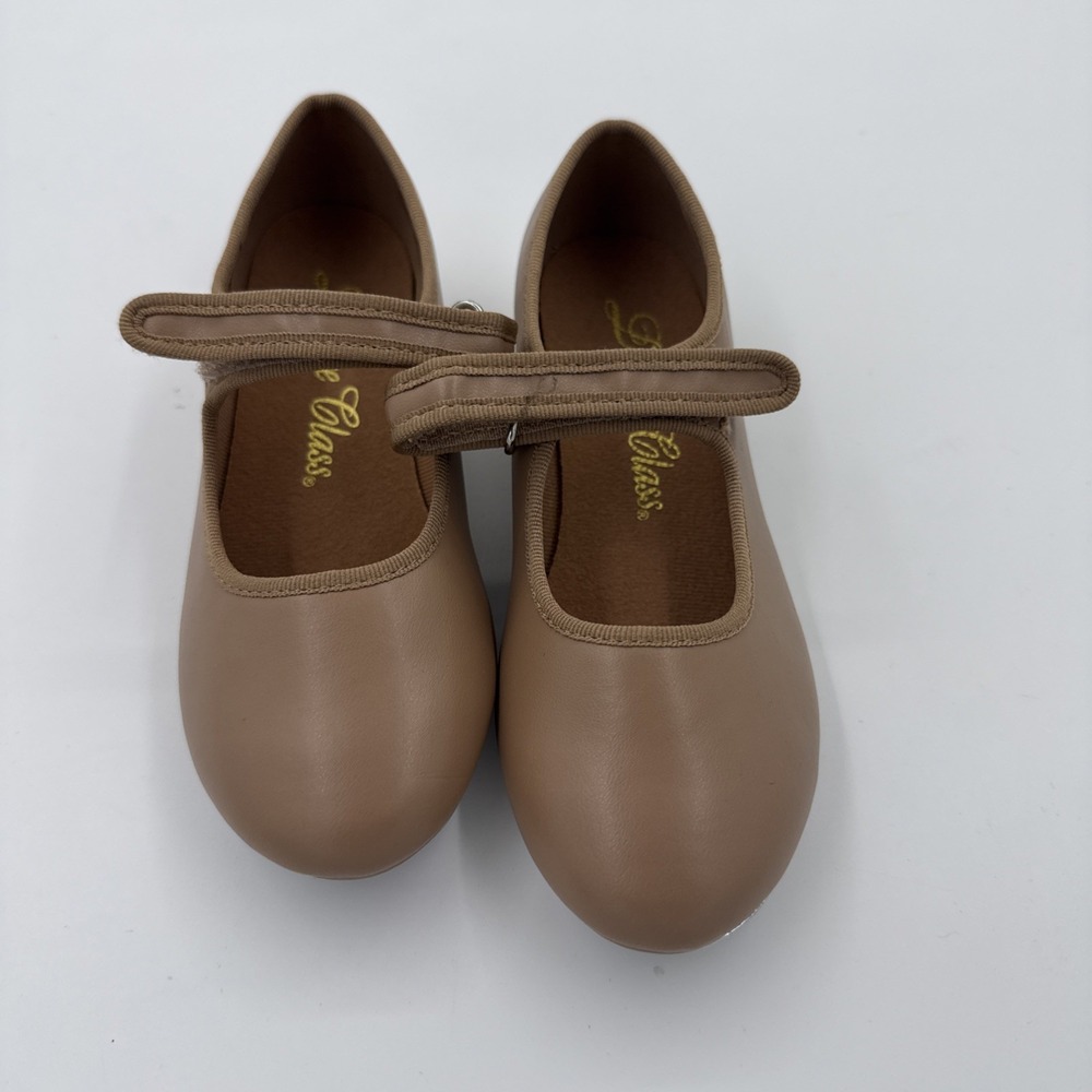 Dance Class Mary Jane Style Tan Tap Shoes Size Kids 1